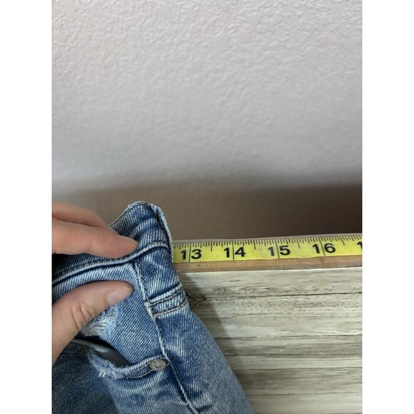 American Eagle Womens Mom Jeans Size 0 Regular Medium Wash Denim Straight - Picture 13 of 16